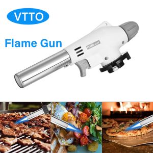 VTTO Torch Cooking AutoIgnition Gas Welding Gas Burner FlameGun Torch Blow for BBQ Camping Cooking