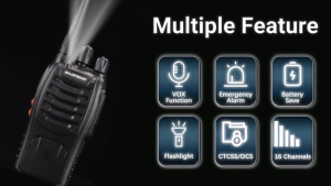 Baofeng 888S Buy 1 Take 1 Radio 5W 16Channel UHF 400-470MHz Portable Two Way Radio Long Range Mini Walkie Talkie