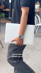 PhiLipe Ricci JPN Jam Tangan Pria Rantai Anti Air Ori 100% Stainless Steel Simple 6427 Men Watches