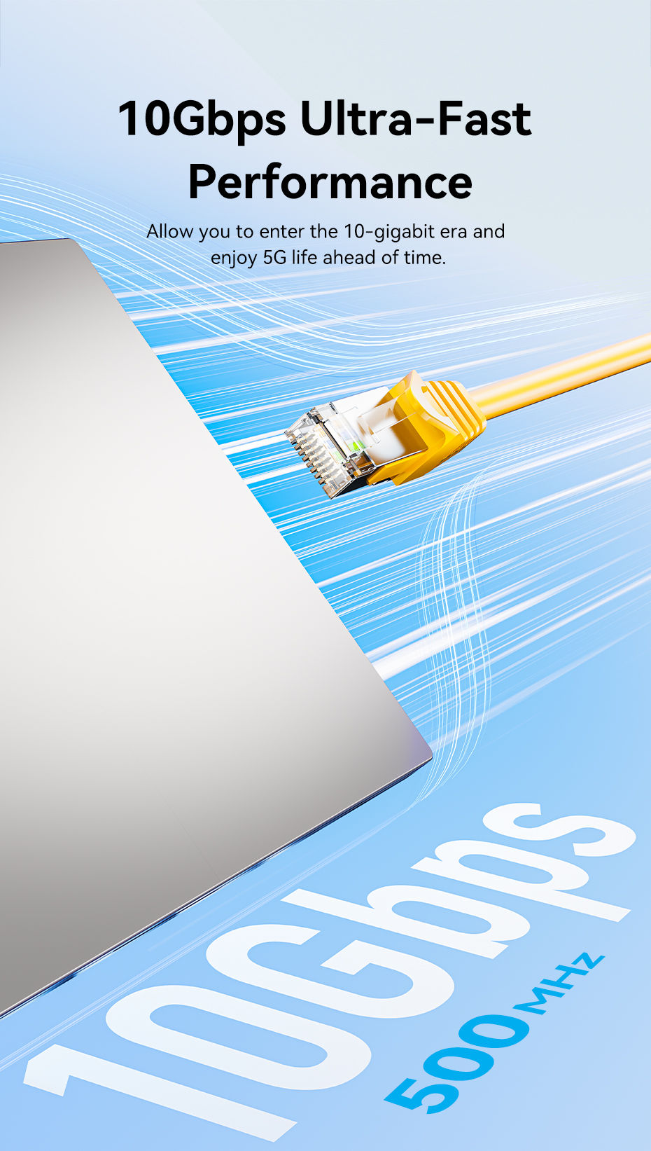 Vention | Vention CAT6A Ethernet Cable SSTP RJ45 Lan Network Cable 10 ...