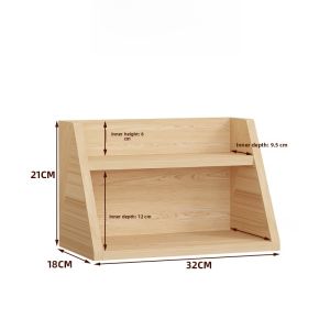 Acrylic Organizer Shelf Tea Water Room Storage Cup Cabinet Desktop Tea Bag Organizer Dustproof Office Cosmetic Storage Rack