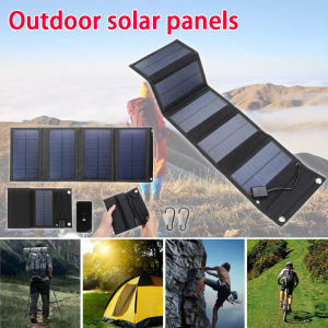Portable 5V 200W Solar Panel USB Mobile Phone Charging Power Supply Outdoor Waterproof Camping and Hiking