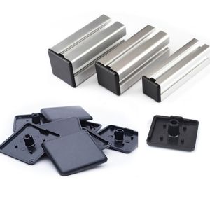 European Standard Aluminum Profile End Caps Available in Four Sizes: 2020 3030 4040 and 4545. Aluminum Profile Sealing Caps.