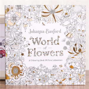 Floral Adult & Children Coloring Book