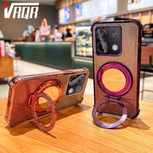 VRQR for vivo T4 5G iQOO Z10 5G Super Four Corner Anti Drop Flash Powder with Lens Fil Phone Case