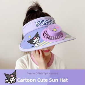 Sunshade Hat with Fan for Kids