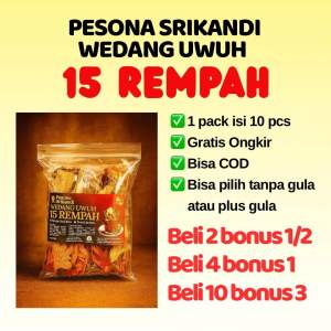 Paket 10 pcs Wedang Uwuh Pesona Srikandi 15 Rempah