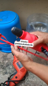 Mesin Bor Listrik Keyless Murah Mixer Alat Pengaduk Adukan Pemutar Pengocok Adonan Donat DLL