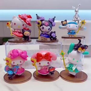 Sanrio | Bộ Sưu Tập Sanrio 2026: Tượng Nhỏ Kuromi My Melody Phiên Bản Phù Thủy Đêm Sao Hộp Quà Bí Mật Đồ Trang Trí Bàn Làm Việc Cao Cấp Quà Tặng Dành Cho Bé Gái