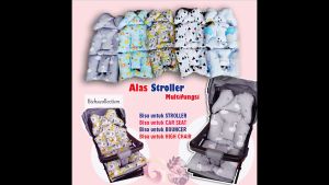 4in1 Alas Stroller Bayi Universal Baby Car Seat Stroller Pad carseat