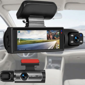 1080P HD Dual Dash Cam Front and Rear Car Camera IR Night Vision G Sensor IPS Screen Car Driving Recorder