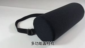 Sponge Lumbar Roll Support Pillow Cylindrical Waist Pillow Neck Roll Multipurpose Adjustable Waist Support Pillow for Office Chair Car