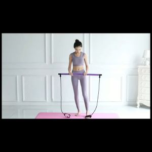 【CLEARANCE!!!】Yoga Pilates Bar /Resistance Bands/ Yoga Pull Rods/ Home Exercise Body Workout Equipment/ K-Healthy Living