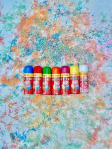 สเปรย์หิมะ❄️สเปรย์สายรุ้ง🌈 ปาร์ตี้ เด็กชอบเล่นเทศกาล