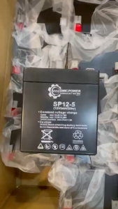 Sealed Lead-Acid Battery Maintenance-Free 12V5AH Battery for UPS Alarm Emergency Systems Rechargeable Battery