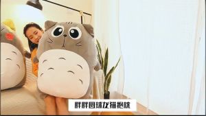 (TẶNG HENIKEN) ĐỒ CHƠI GẤU BÔNG TOTORO 40CM VẢI MỊN CAO CẤP