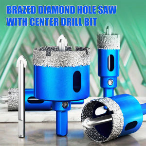 1pcs 16-150MM Diamond Coated Drill Bits Ceramic Tile Hole Saw with Position Drill for Glass Marble Granite Stone Drillling Tools