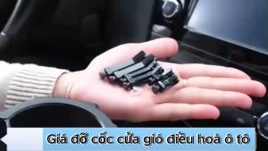 Khay giá giữ cốc nước gắn cổng điều hòa không khí oto Giá đỡ cốc tiện lợi cho xế yêu TRUNGCAR