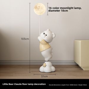 FONDOLO | Cute Bear Design Luxury Bluetooth Sound Light Floor Lamp