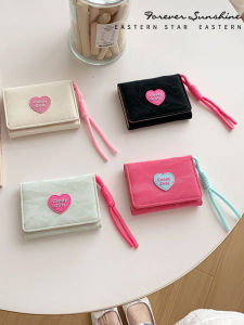 Túi Đựng Thẻ Hình Trái Tim Dễ Thương Dung Tích Lớn Túi Đựng Tiền Xu Túi Đựng Giấy Tờ Túi Đựng Đồ Nhỏ Thời Trang Cho Nữ