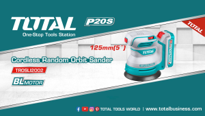 TOTAL เครื่องขัดกระดาษทรายไร้สาย 5 นิ้ว รุ่น TROSLI20021 | Brushless motor