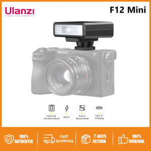 Original Ulanzi F12 Mini Camera Flash Speedlite 5600K GN12 Standard Hot Shoe Mount for Nikon DSLR Camera