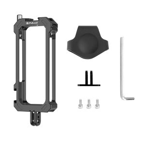 PULUZ | PULUZ For Insta360 X3 Metal Protective Cage Rig Housing Frame with Expand Cold Shoe Base & Tripod Adapter for Insta360 X3 Cover