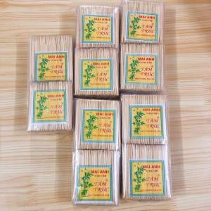 Combo 5 Gói Nhỏ Tăm Xỉa Răng Cao Cấp Mai Anh VIP - Tre Nứa - Xuất Xứ Việt Nam - Women Nữ Chỉ Nha Khoa