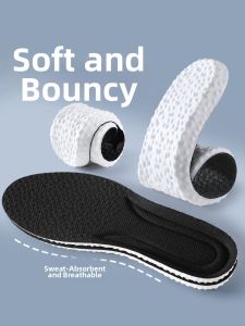 SHIPIFENG | High Bounce Shock Absorption Moisture Wicking Anti-odor Softness Long-Stand Comfort Sport Insoles