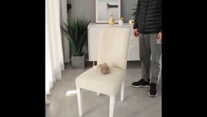 STYLISH【PH Stock+COD 】Solid color universal dining chair cover monoblock waterproof high elasticity stretchable seat cover