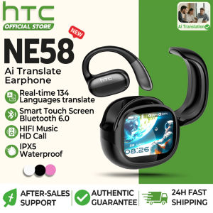 HTC Bluetooth Headset Surround Sound Hi-Fi Stereo Comfort Fit Lightweight Open Ear for Sport Running Wireless Earbuds NE58