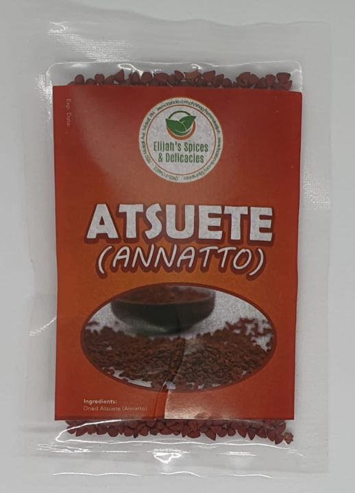 Atsuete (Annatto) Seeds 50g/100g/500g/1kg/5kg/10kg Lazada PH