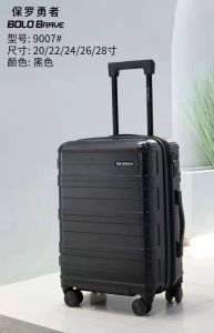 Durable Travel Suitcase Paul Brave Zipper Luggage Student Universal Wheel 20 Large Capacity Password Box Polyester Lining