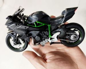 Diecast Motor Kawasaki Ninja H2 R Maisto 1:18 miniatur motor sport H2R