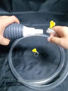 Hand Fuel Pump Car Fuel Tank Sucker Oil Transfer Fuel Pump Petrol Diesel Liquid Manual Pump Syphon Fuel Saver for Gas Gasoline