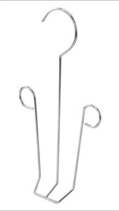 MO. Stainless Steel Shoes Drying Hanger Shoes Drying Rack Hanging Shoe Organizer Space Saving 1Pc