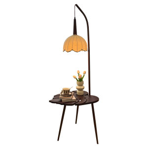 AOMAO | Vintage Ambience Floor Lamp with Shelf