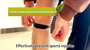 Silicone Patella Tendon Support Strap Patellar Ring Knee Stabilizer Adjustable Knee Support for Knee Pain Relief Knee Brace Knee Force Band Fixed Protection