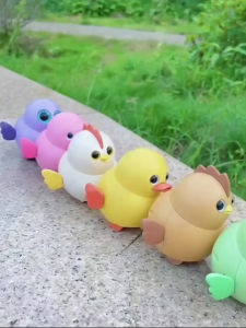 Mainan Anak Magnet Glinding Animals  Ayam Swing Squad Edukasi Bayi Ayam Berjalan Sensor