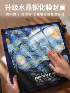 Album Album DIY Handmade Family Edition Large Capacity Adhesive Film Couple Baby Self-Adhesive Photo Album