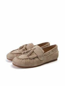 Minnetonka | Vintage Suede Fringe Loafers