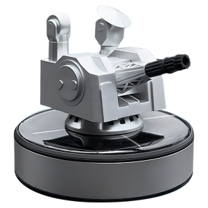 BAIMUER | Naval Gun Solar Rotating Car Air Freshener Decoration