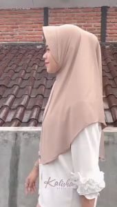Hijab Geblus Tazkia Penguin Jersey Instan Premium By Kalishaofficial