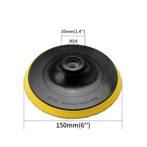 Si Fang | SI FANG Self-Adhesive Polishing Pad Plate with M10/14/16mm Thread Adapter Disk Accessory for Polishing Machine Electric Sander