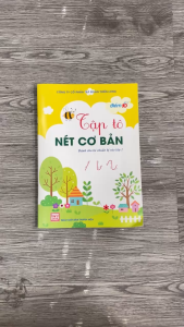 Vở Tập Tô Nét Cơ Bản – Chuẩn Bị Cho Bé Vào Lớp 1 ✏️🐝🌈