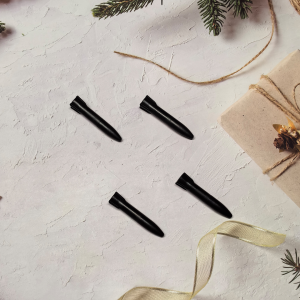 Black Decorative Neck Strap Holder for Mobile Phones Simple Style ABS Plastic And Stainless Steel Material Universal Accessory