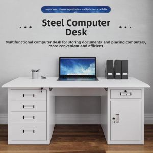 With Drawer And Lock Office Table