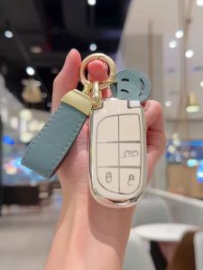 TPU Smart Remote Car Key Shell Fob for Jeep Renegade Compass 3 Buttons Auto SUV Keyless Entry Fob Case Accessories