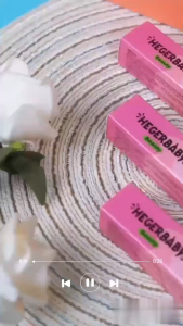 Hegerbaby Berryblush Baby Lip Gloss - Lipstik Merah Peach Anti Lengket & Riasan Melembapkan untuk Anak