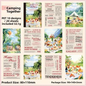 Vintage Design Scrapbooking Stickers Album